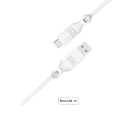 BigBen Kabel USB-microUSB BIGBEN ECO 2M biały # - 1463260 - zdjęcie 1